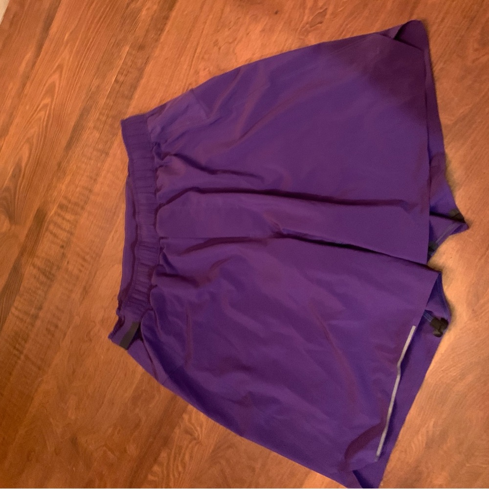 Purple Lululemon shorts